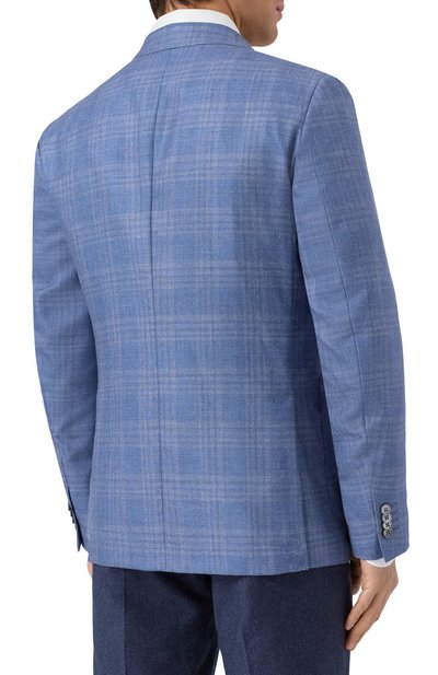 Пиджак из шерсти и шелка ZEGNA, арт. 10FP20/759032A7, фото 5
