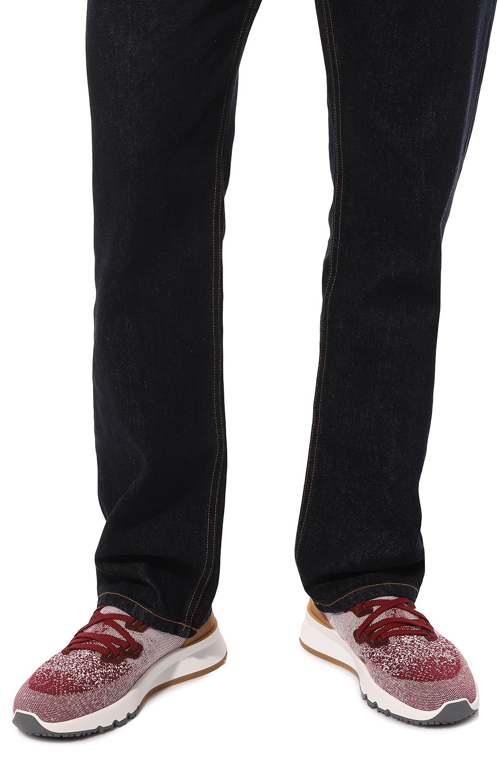 Текстильные кроссовки BRUNELLO CUCINELLI, арт. MZUKIB2051, фото 3