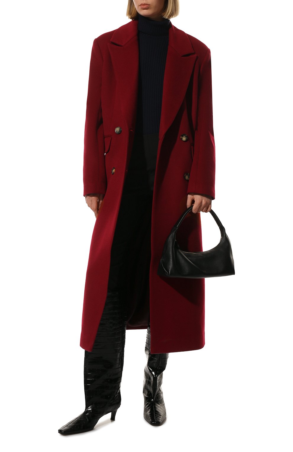 Пальто из шерсти и вискозы LESYANEBO, арт. FW21/H-405/OLZ, фото 2