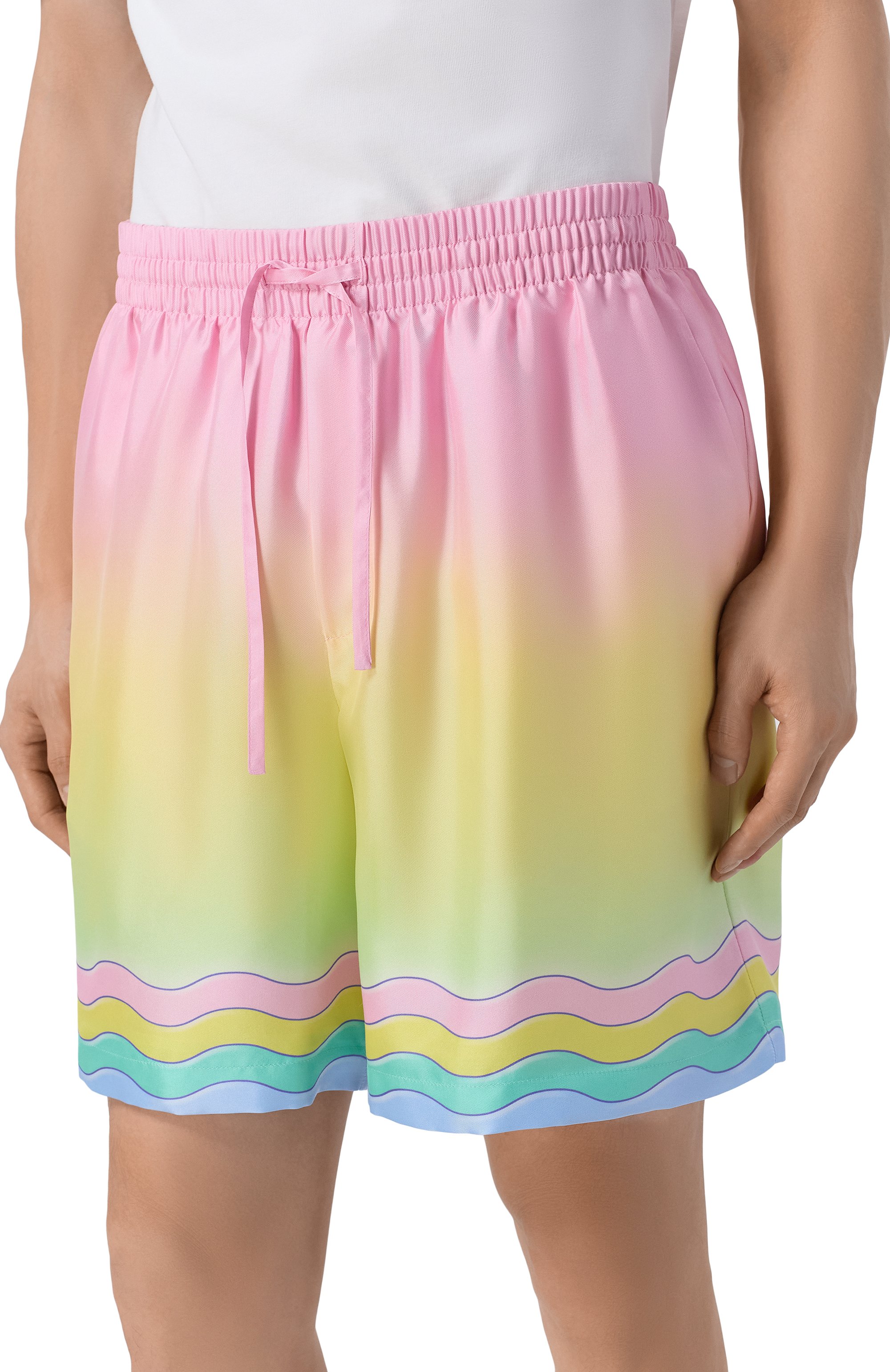 Шелковые шорты CASABLANCA, арт. M-SP26-TR-399-02, фото 3