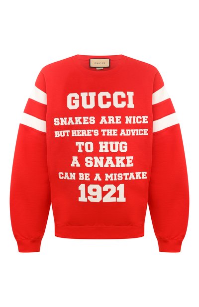 Хлопковый свитшот GUCCI, арт. 655471 XJDHO, фото 1