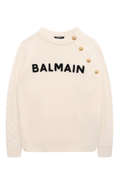 Пуловер из шерсти и кашемира BALMAIN, арт. BV9Q20