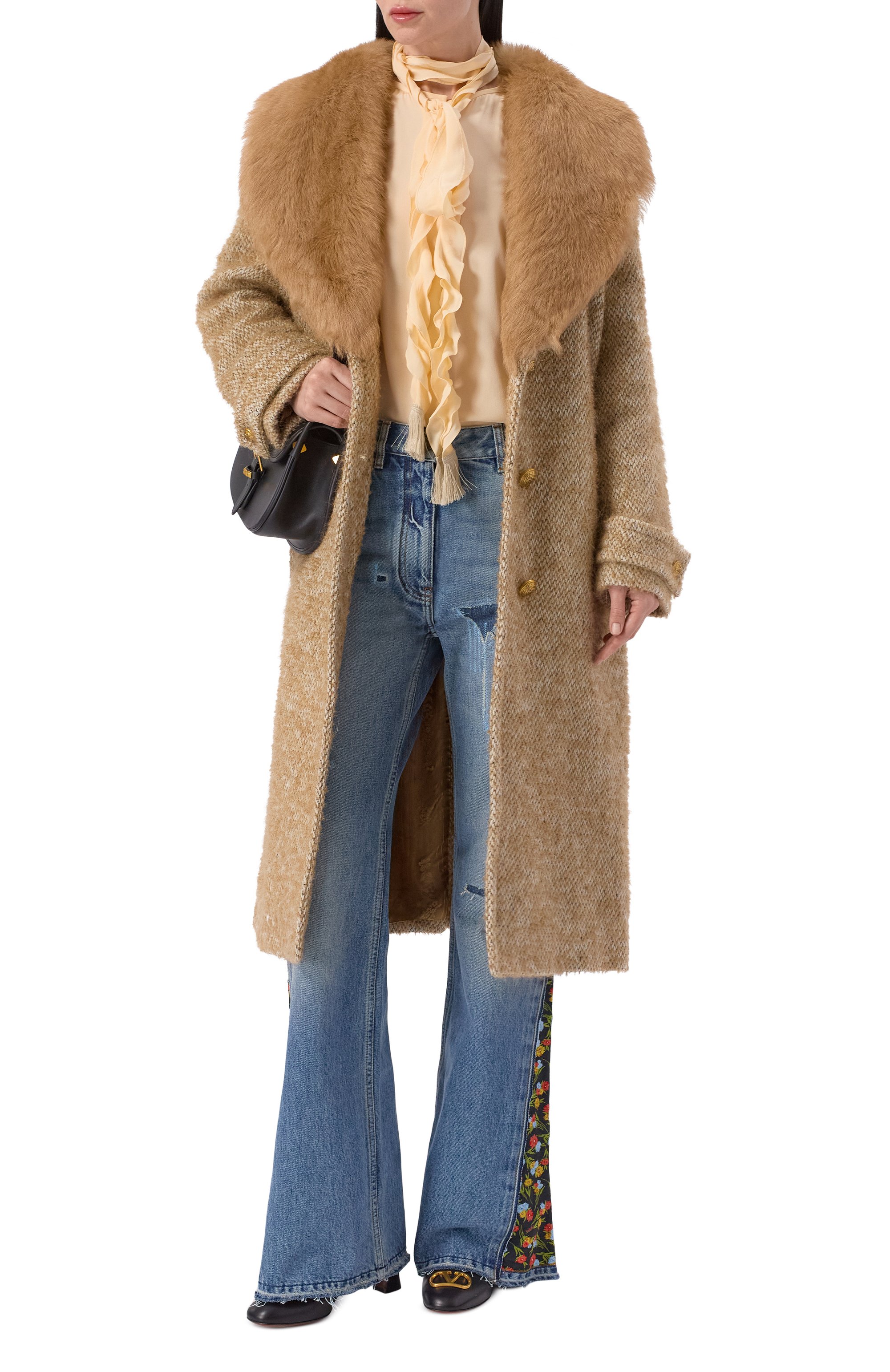 Шерстяное пальто VALENTINO, арт. 8B3CA855/9WH, фото 2