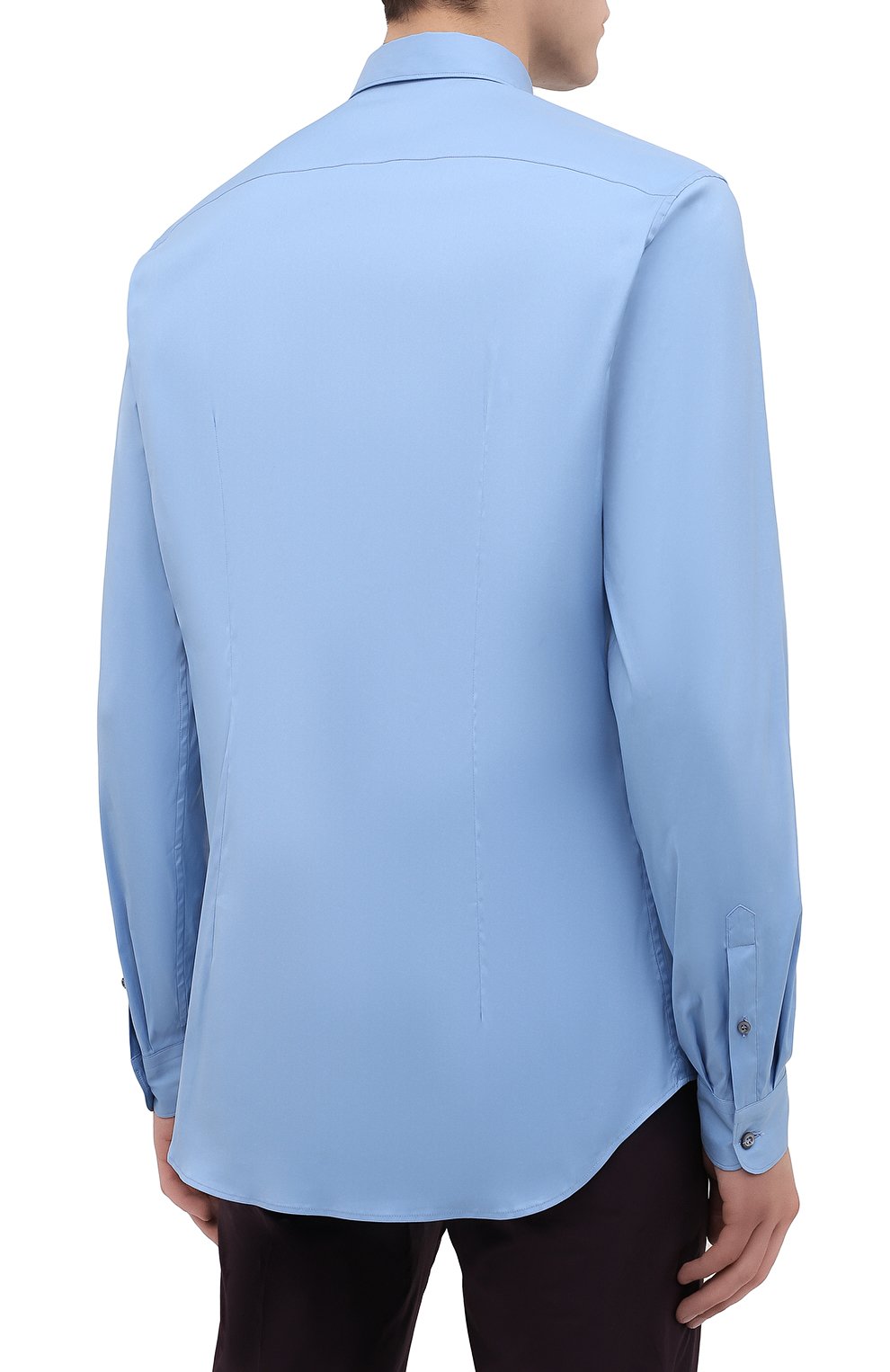 Хлопковая рубашка PRADA, арт. UCN122-F62-F0076, фото 4