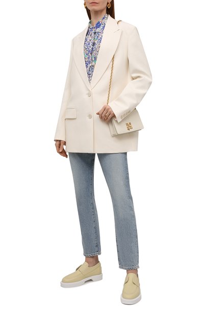 Кожаные лоферы LE SILLA, арт. 5129U020M1PPGL0, фото 2