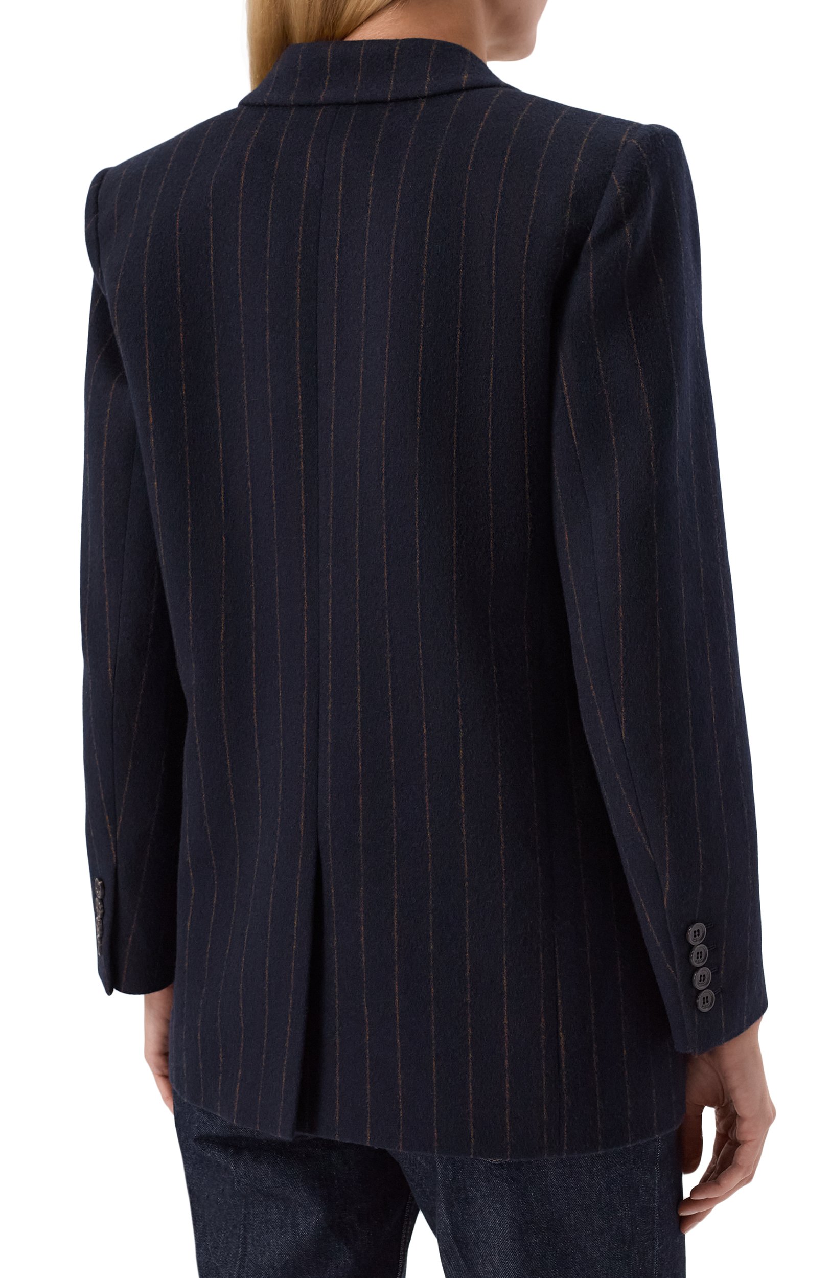 Жакет из шерсти и кашемира SAINT LAURENT, арт. 871064/Y3L67, фото 4