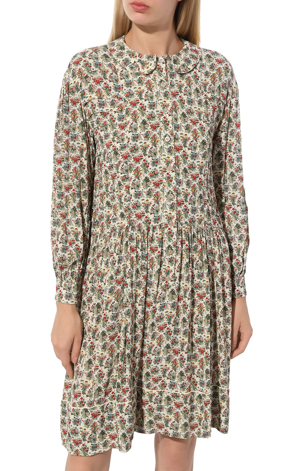 Платье из вискозы GUCCI, арт. 633291 ZAFQU, фото 3