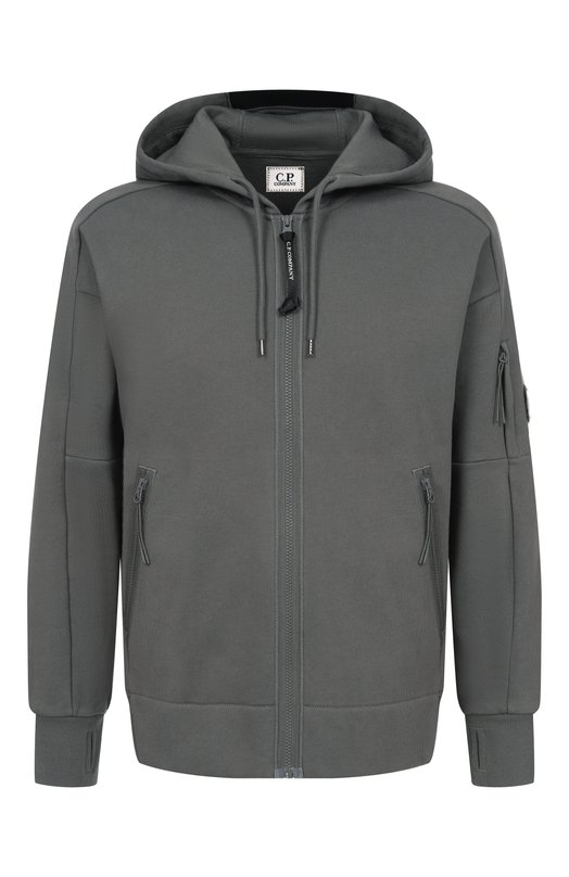 Хлопковая толстовка C.P. Company 20CMSS716A/005086W Серый 20CMSS716A/005086W