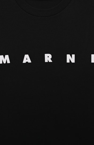Хлопковая футболка MARNI, арт. M002MV/M00HZ, фото 3