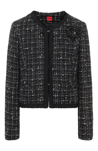 Женский твидовый жакет HUGO, арт. 50547594
