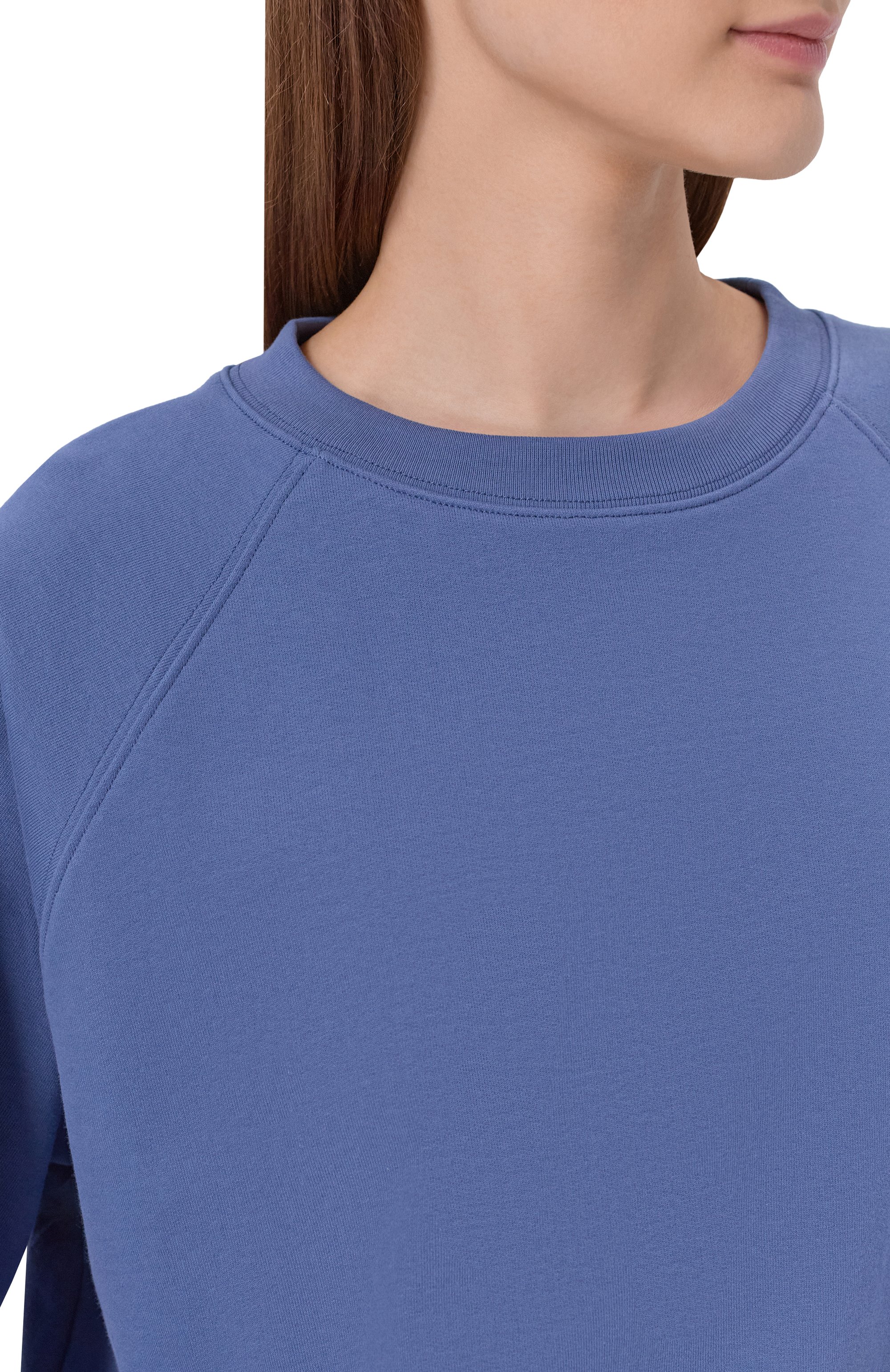 Хлопковый свитшот PERVERT синего цвета по цене 23000 руб., арт. PE26/SW01/41-02, фото 5 Хлопковый свитшот PERVERT, арт. PE26/SW01/41-02, фото 5