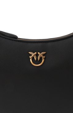 Женская сумка half moon love mini PINKO черного цвета, арт. 102790/A0F1 | Фото 3 (Размер: mini; Материал: Натуральная кожа)