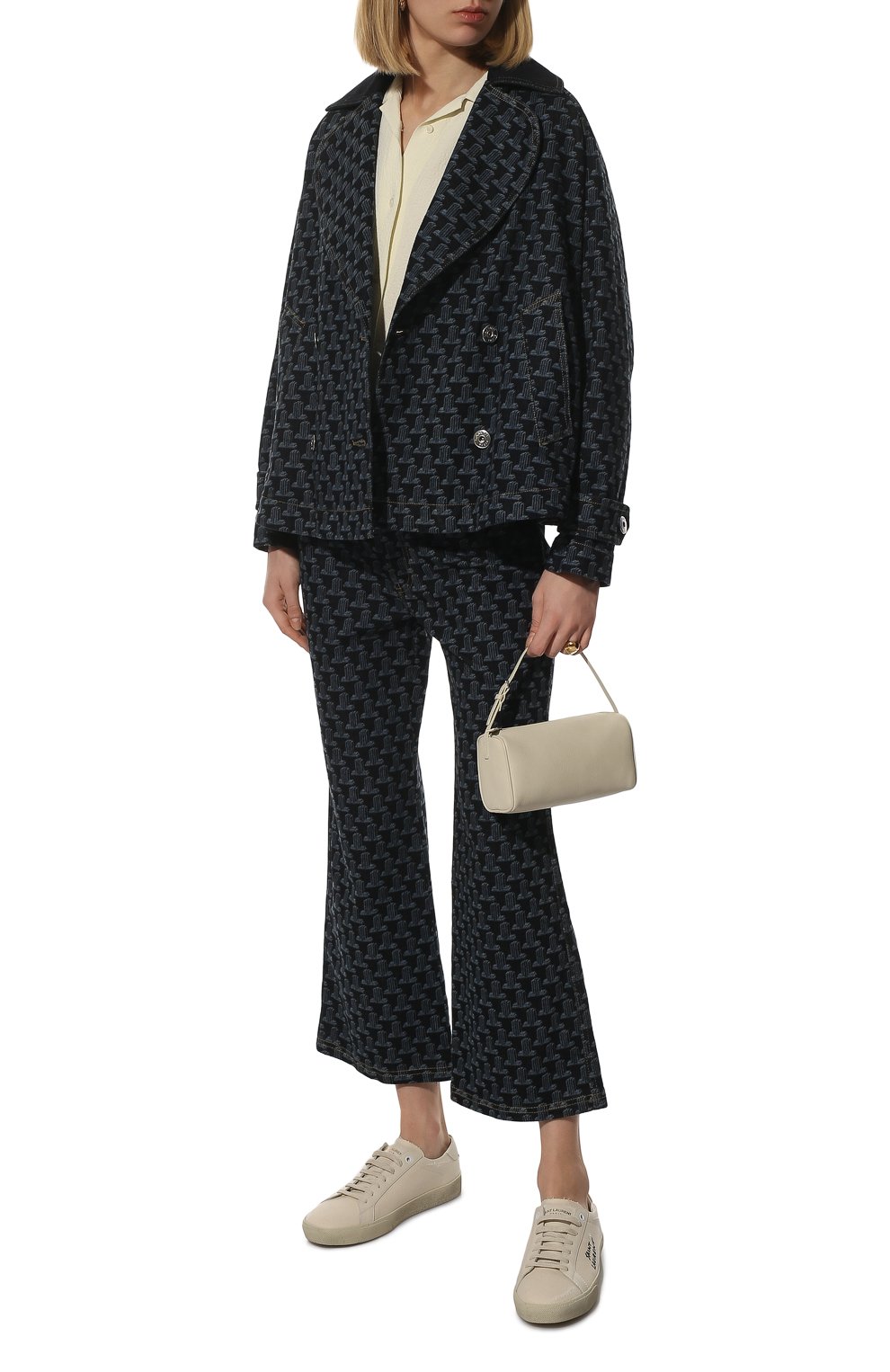 Джинсовая куртка LANVIN темно-синего цвета по цене 159500 руб., арт. RW-JA708D-D041-P22, фото 2 Джинсовая куртка LANVIN, арт. RW-JA708D-D041-P22, фото 2