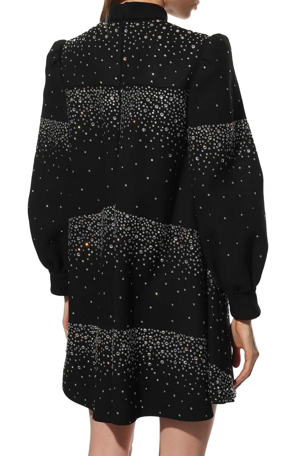 Платье из шерсти и шелка CELINE, арт. 2R183420D, фото 4