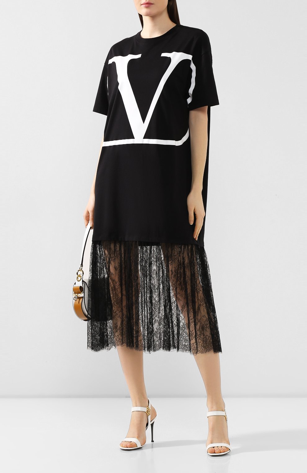 Хлопковое платье VALENTINO, арт. TB3MJ00Z589, фото 2