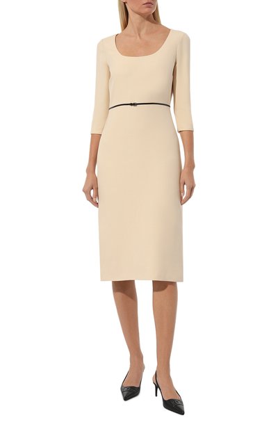Платье из шелка и шерсти GUCCI, арт. 622975 ZAD88, фото 3