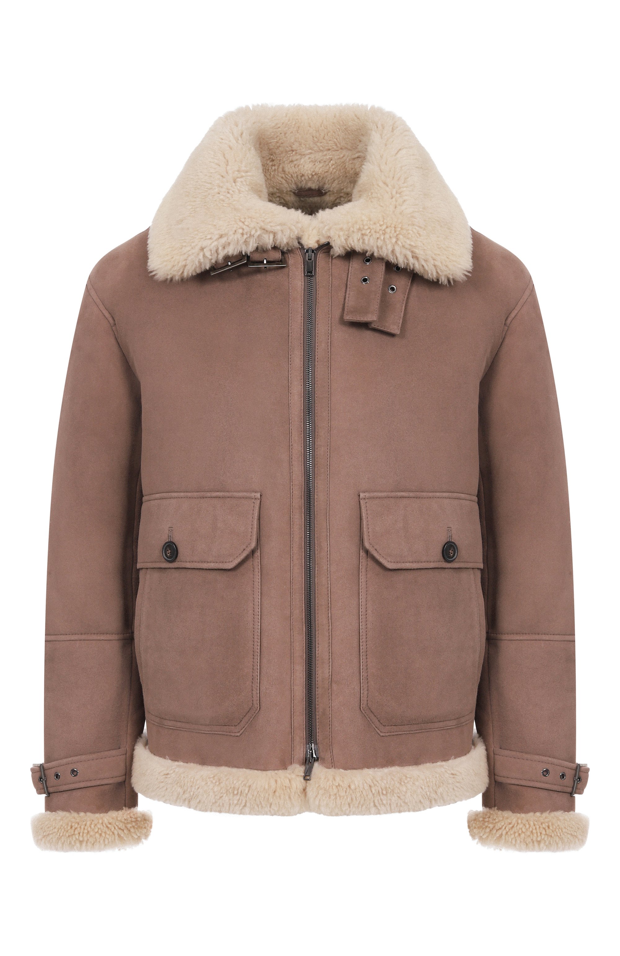 Дубленка из овчины MVST коричневого цвета по цене 525000 руб., арт. M25.1MM.0003/PELULUNG0, фото 1 Дубленка из овчины MVST, арт. M25.1MM.0003/PELULUNG0, фото 1