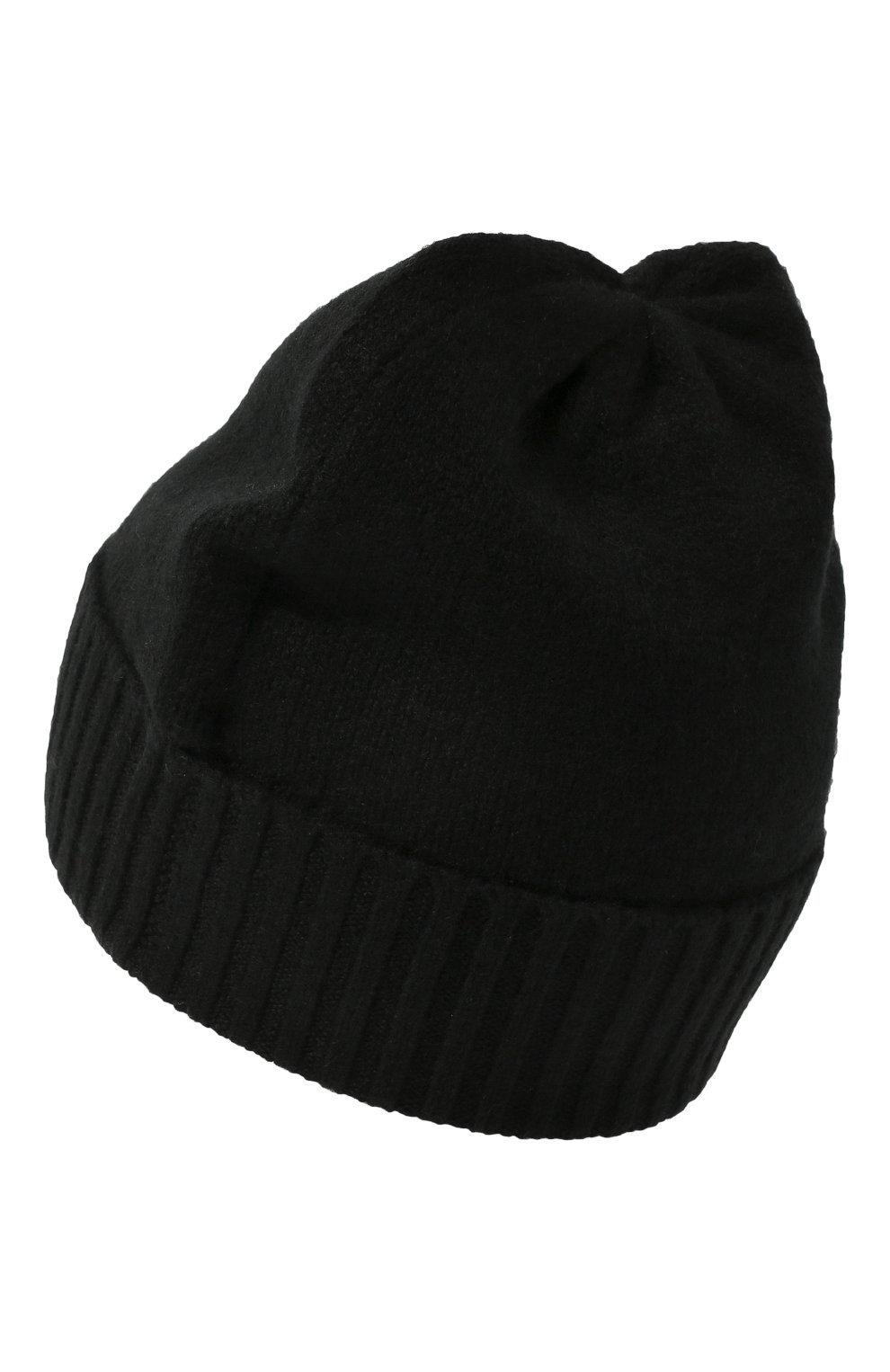 Кашемировая шапка ALLUDE черного цвета по цене 13800 руб., арт. 225/11245, фото 3 Кашемировая шапка ALLUDE, арт. 225/11245, фото 3