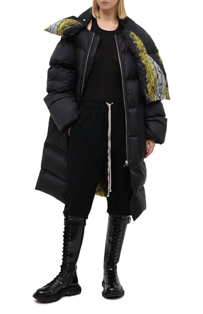 Брюки из хлопка и шерсти RICK OWENS, арт. RP20F2303/WCF, фото 3