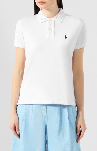 Хлопковое поло POLO RALPH LAUREN, арт. 211744674, фото 3