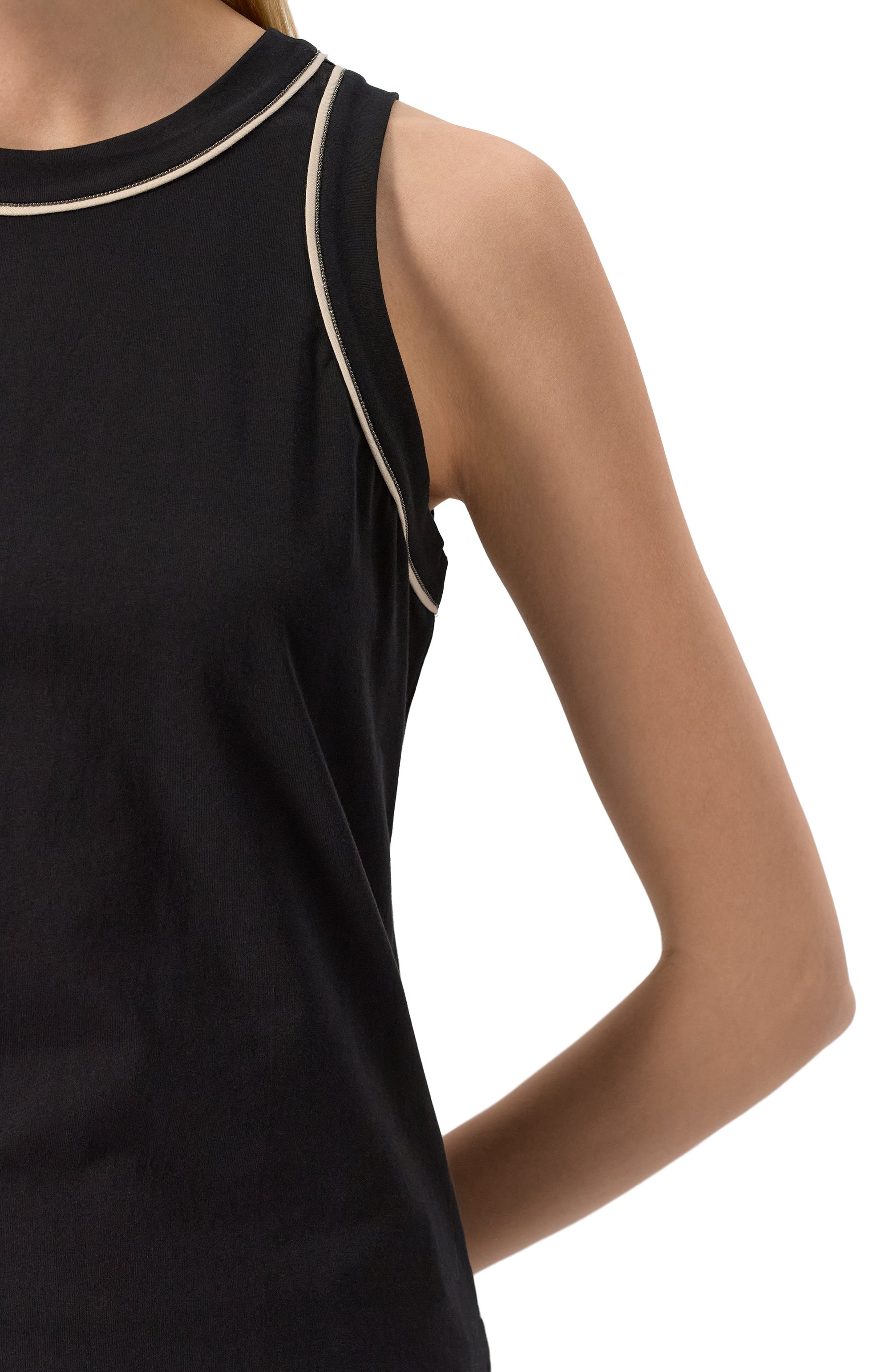 Хлопковая майка BRUNELLO CUCINELLI, арт. M0T81FP340, фото 5