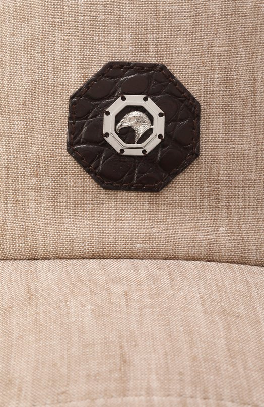 Льняная бейсболка Stefano Ricci MCV24AL16E/L0005Q Бежевый  MCV24AL16E/L0005Q Фото 4