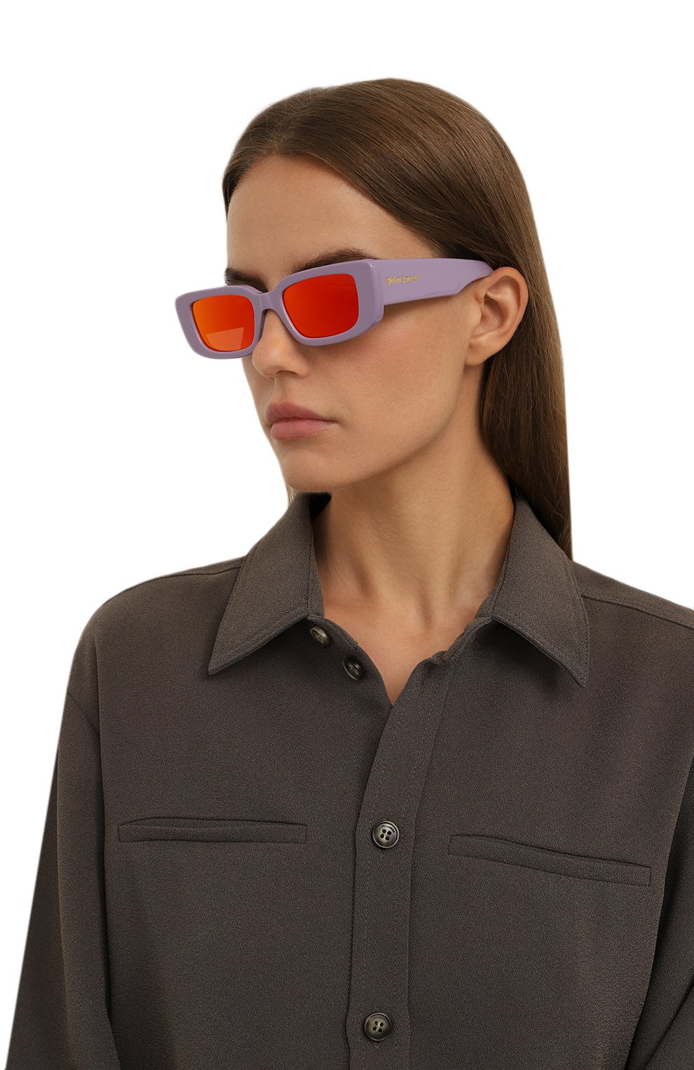 Солнцезащитные очки PALM ANGELS, арт. GI0RGINA/LILAC MIRR0R RED/0RANGE, фото 2