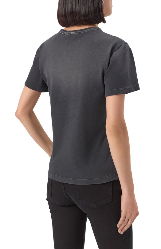 Хлопковая футболка Helmut Lang P05HW508 Серый  P05HW508 Фото 4