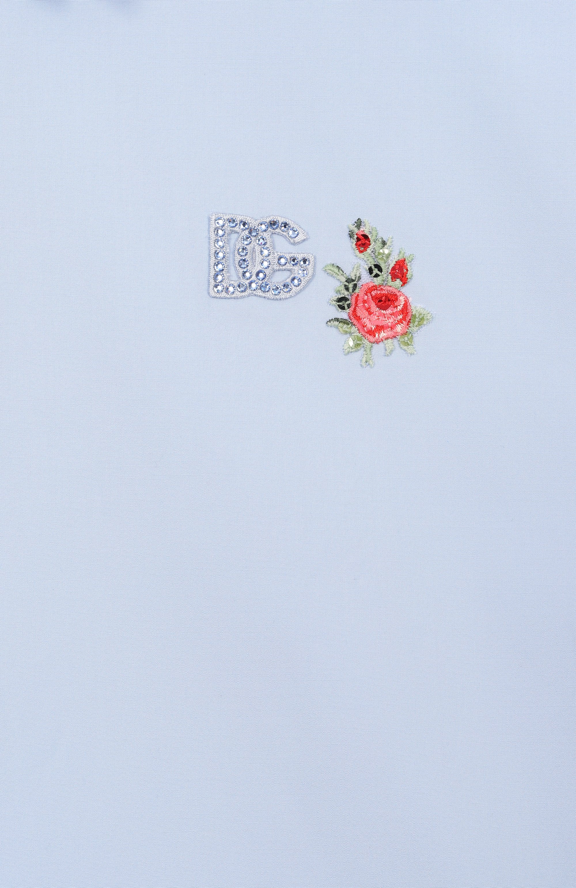 Хлопковая рубашка DOLCE & GABBANA, арт. L56S34/FU5Y4_001, фото 3