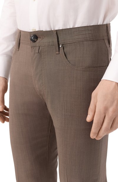 Шерстяные брюки JACOB COHEN, арт. 25E P/JUM_QW004 001 S3794 RW, фото 5