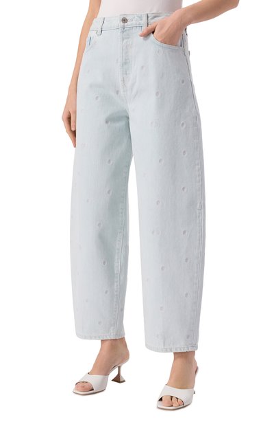 Джинсы HUGO голубого цвета по цене 22450 руб., арт. 50535135, фото 3 Джинсы HUGO, арт. 50535135, фото 3