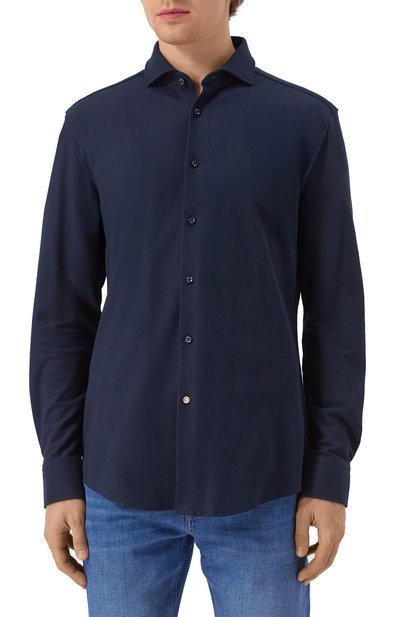 Хлопковая рубашка BOSS, арт. 50527675, фото 3