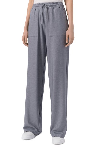 Брюки из кашемира и шелка MVST серого цвета по цене 179000 руб., арт. M25.2MW.T404/45623, фото 3 Брюки из кашемира и шелка MVST, арт. M25.2MW.T404/45623, фото 3