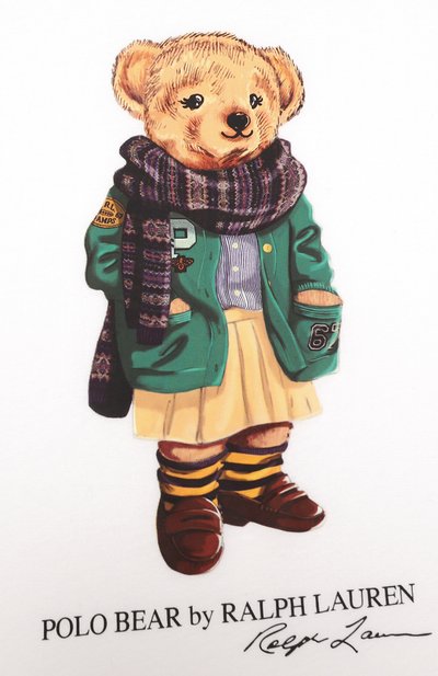 Хлопковая футболка POLO RALPH LAUREN, арт. 313799106, фото 3