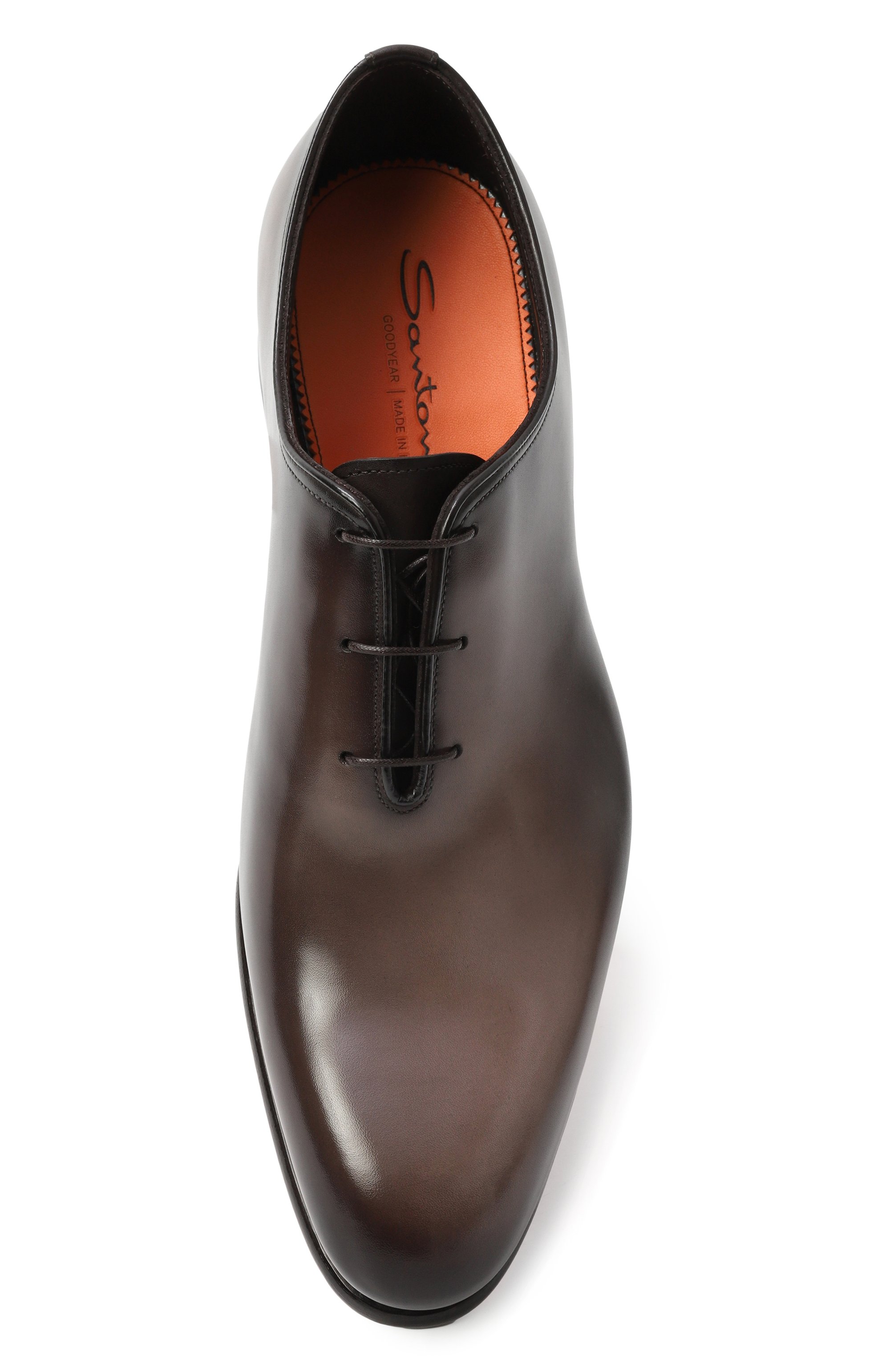 Кожаные оксфорды carter SANTONI, арт. MCCG16229MC1HFUL, фото 6