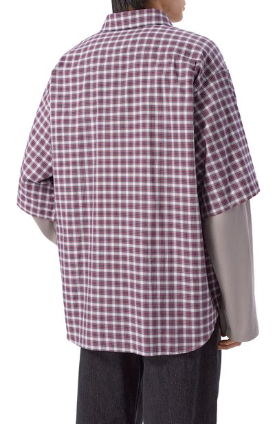 Хлопковая рубашка BALENCIAGA, арт. 866543/TUM17, фото 4