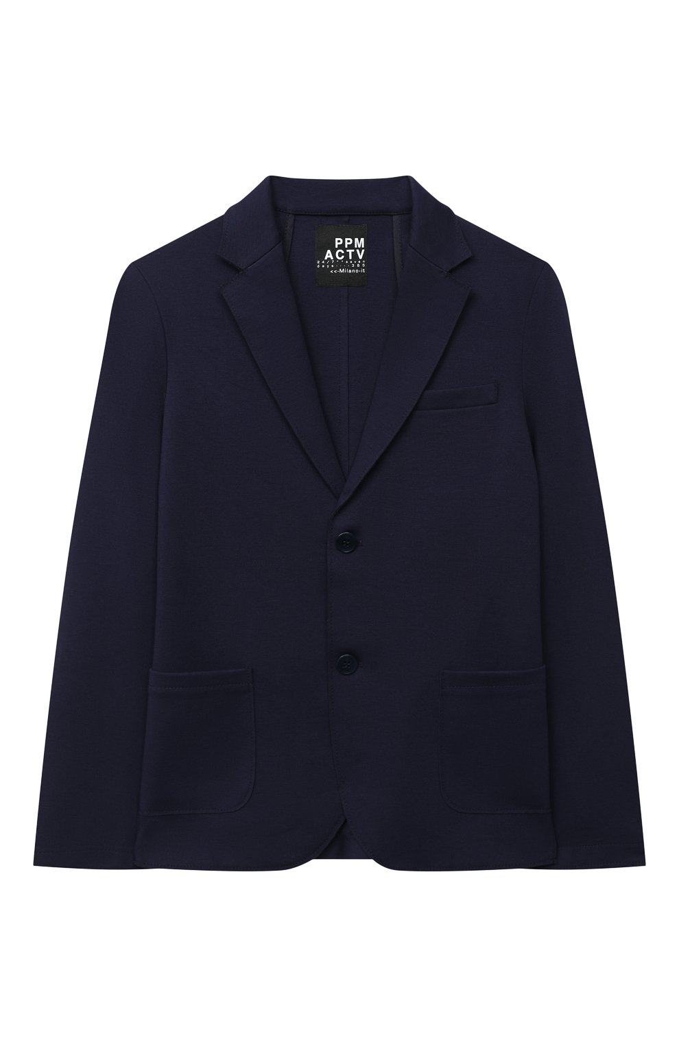 Пиджак PAOLO PECORA MILANO темно-синего цвета по цене 23500 руб., арт. PP2458/8A-12A, фото 1 Пиджак PAOLO PECORA MILANO, арт. PP2458/8A-12A, фото 1