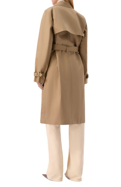 Тренч FENDI бежевого цвета по цене 691000 руб., арт. FF6241/B1UE, фото 4 Тренч FENDI, арт. FF6241/B1UE, фото 4