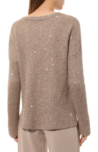 Пуловер D.EXTERIOR бежевого цвета по цене 39250 руб., арт. 59335, фото 4 Пуловер D.EXTERIOR, арт. 59335, фото 4