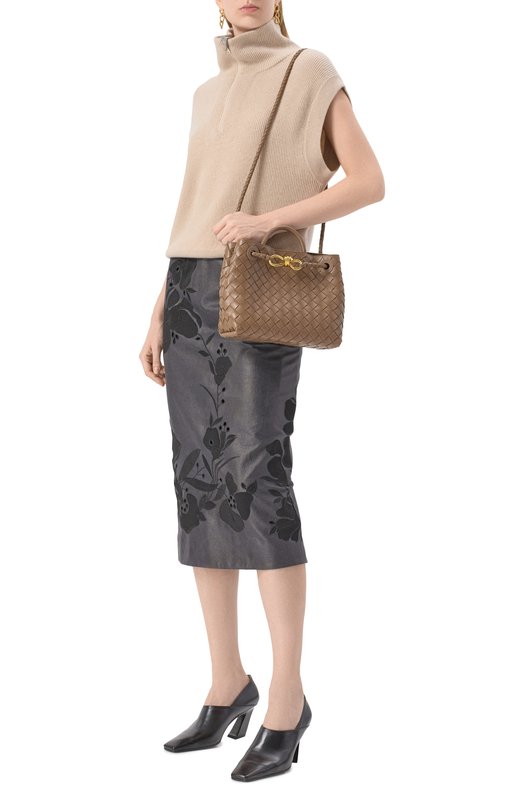 Сумка Andiamo small Bottega Veneta 766014/VCPP1 Коричневый  766014/VCPP1 Фото 7