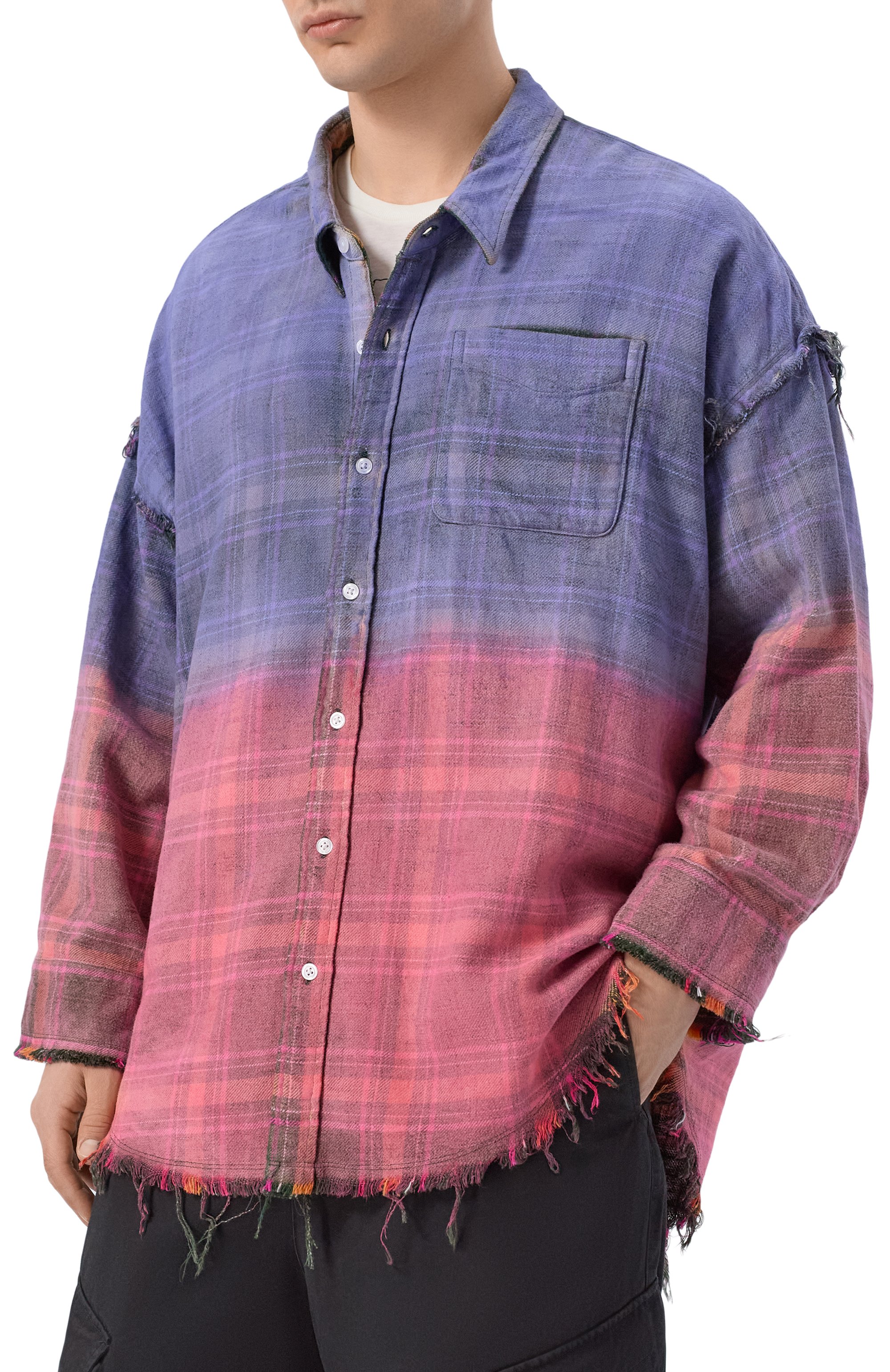 Двусторонняя рубашка R13, арт. R13WR463-R776B, фото 3