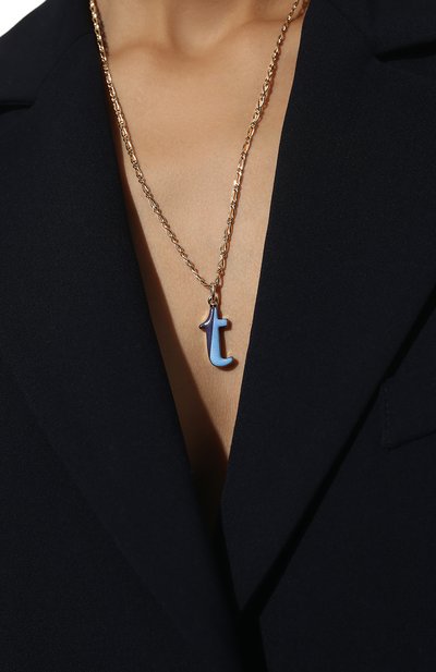 Кулон на цепочке alphabet t CHLOÉ, арт. CHC22SF04TBLQ, фото 2