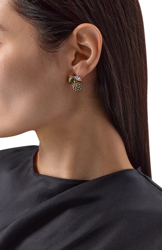 Серьги Raspberry Queensbee 202403 Золотой  202403 Фото 2