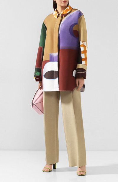 Рубашка из смеси хлопка и льна JACQUEMUS разноцветного цвета по цене 48000 руб., арт. 194SH02/67063, фото 2 Рубашка из смеси хлопка и льна JACQUEMUS, арт. 194SH02/67063, фото 2