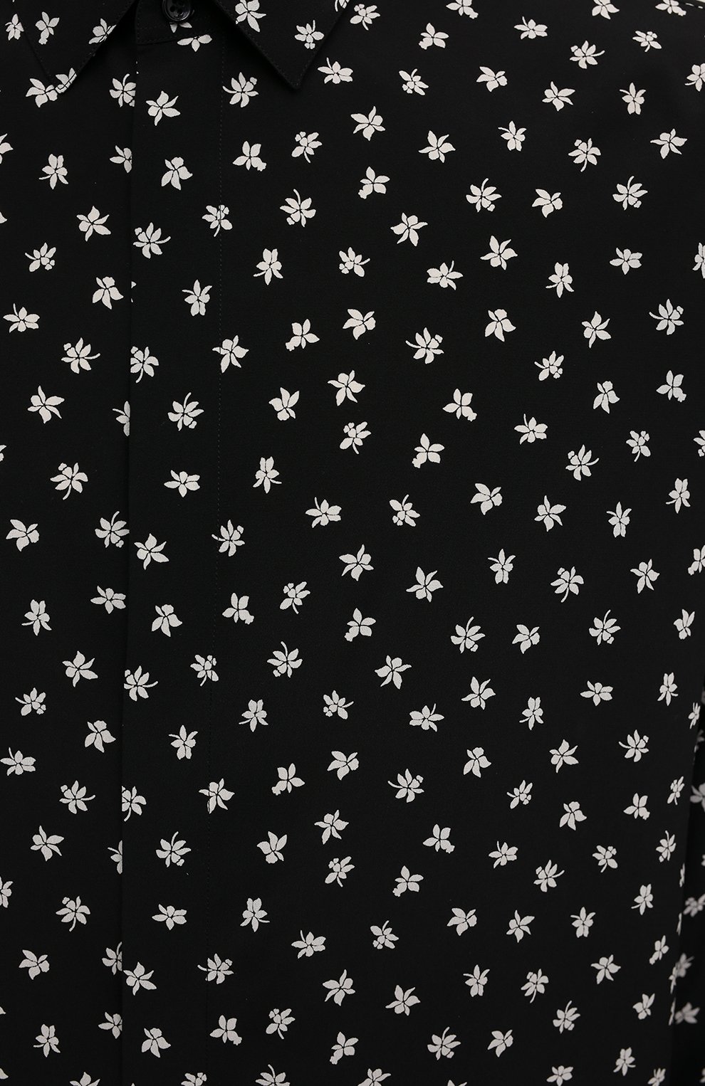 Шелковая рубашка SAINT LAURENT, арт. 646850/Y2C86, фото 5