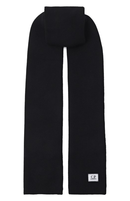 Шерстяной шарф C.P. Company 19CMAC303A005509A Чёрный 19CMAC303A005509A