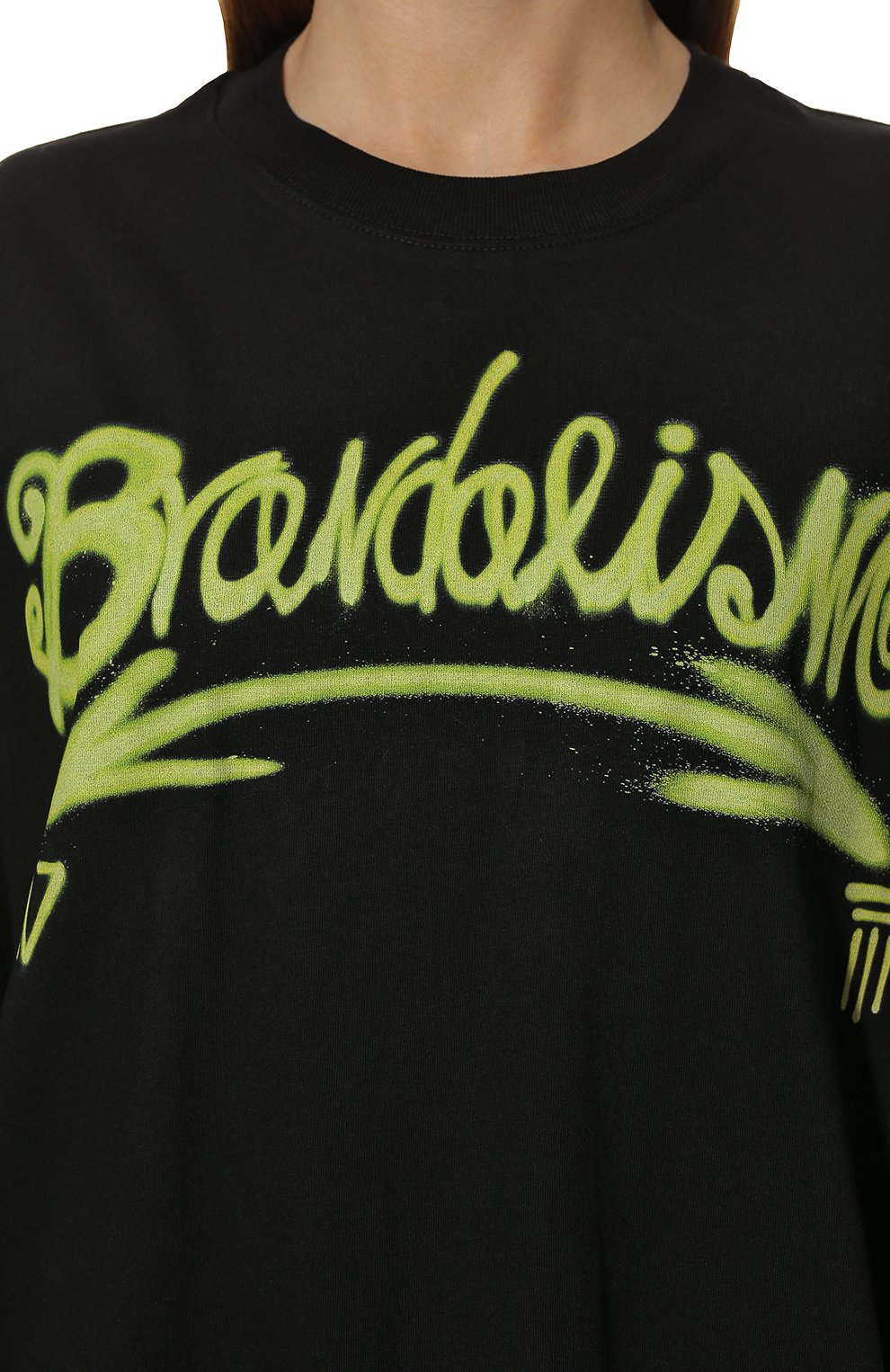 Хлопковая футболка DIEGO VENTURINO, арт. FW22-DV TS0 BRNDSM_WMN, фото 5