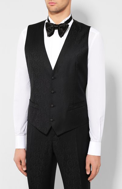 Шерстяной смокинг-тройка DOLCE & GABBANA, арт. GK5EMT/FJ2BN, фото 4