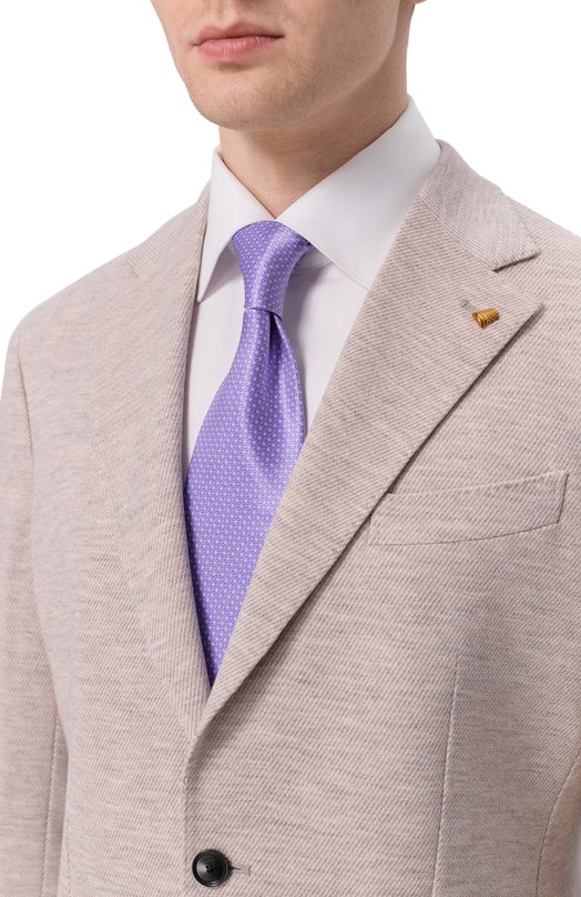 Шелковый галстук Stefano Ricci CXL/59018 Фиолетовый  CXL/59018 Фото 2