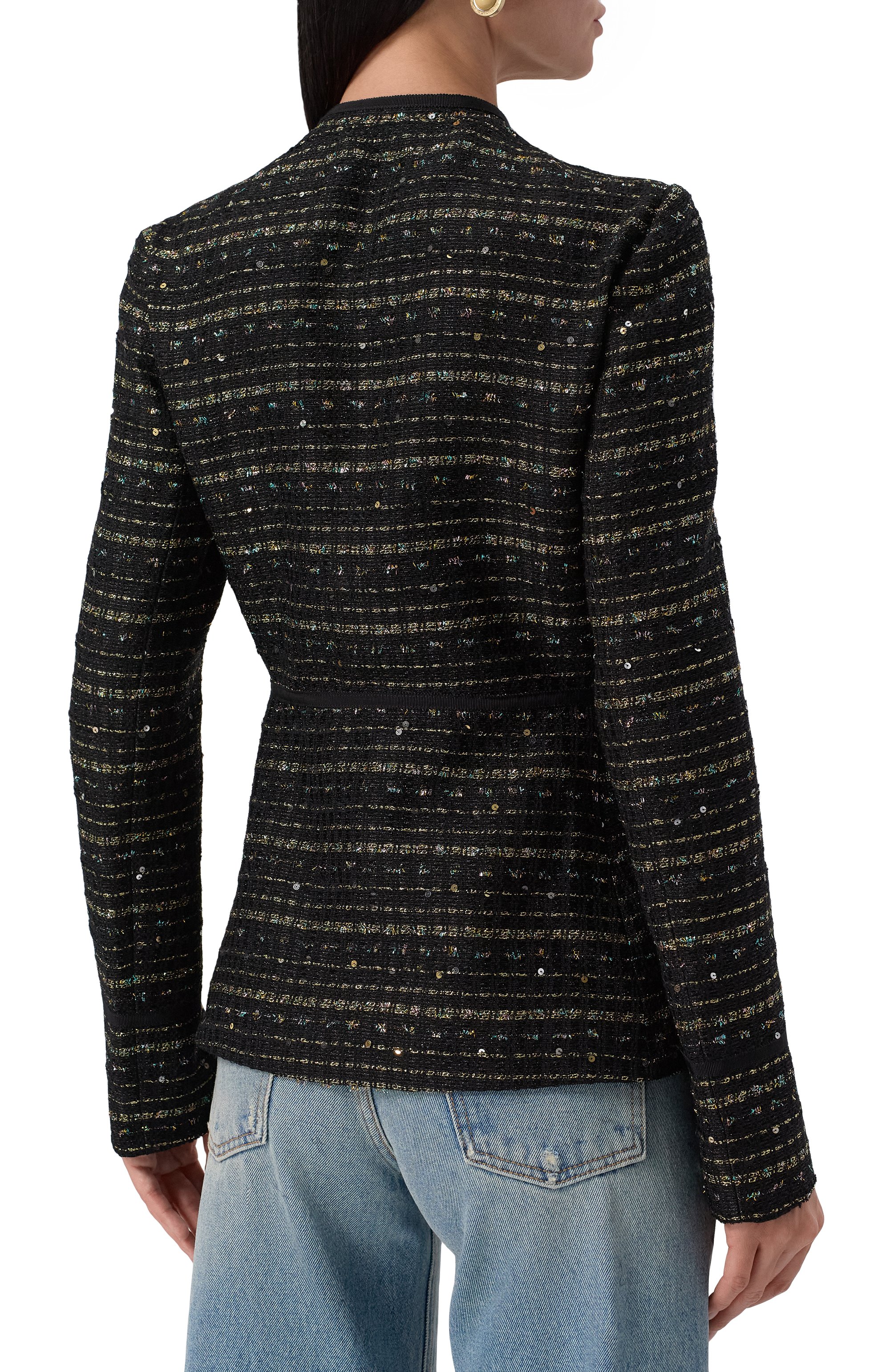 Твидовый жакет GIAMBATTISTA VALLI, арт. 25FWPVCA6034/03LIN, фото 4